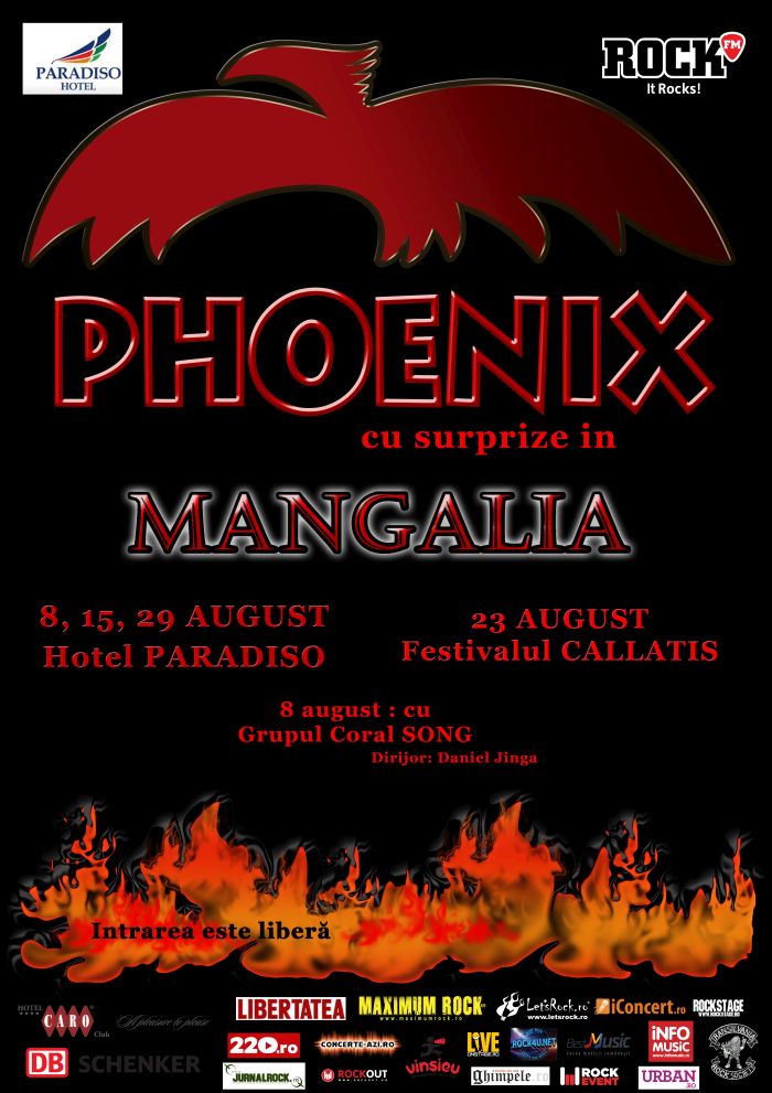 Phoenix canta la Mangalia in fiecare weekend